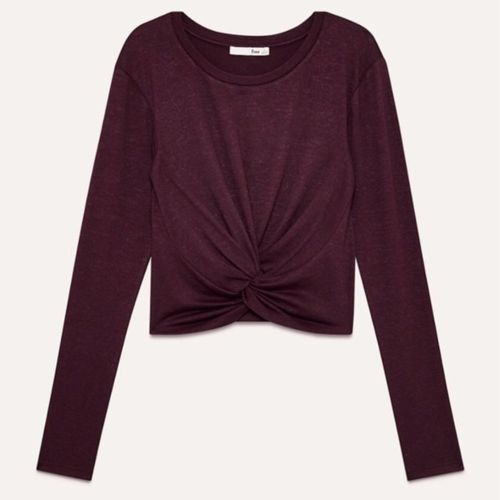 Wilfred Free Ortiz Long Sleeve Knot Top